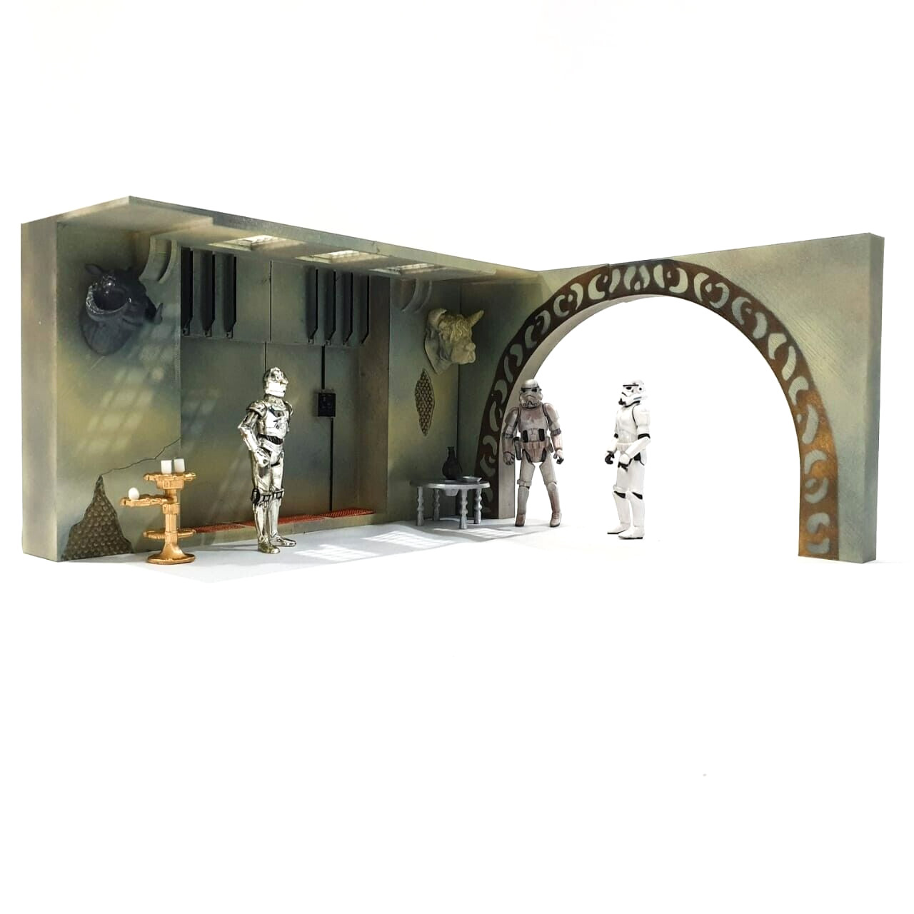 Jabba&rsquo;s Palace Trophy Wall Diorama for 3.75 in (1:18) Figure