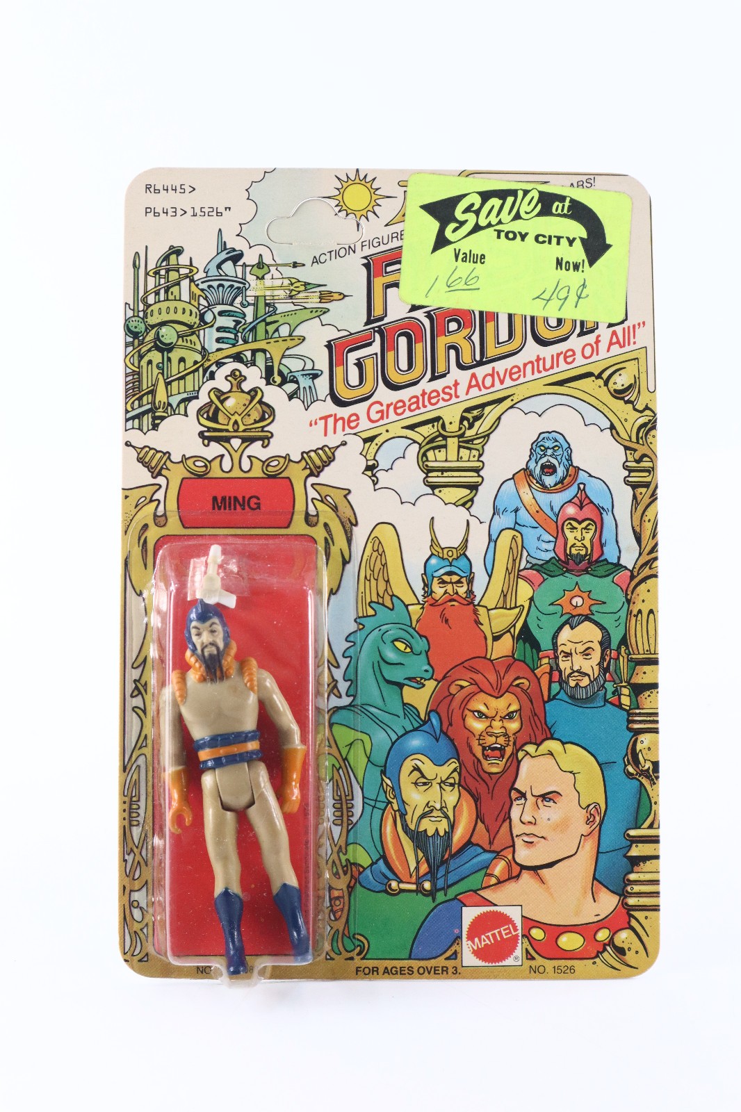 Vtg 1979 Flash Gordon Ming Figure Mattel New Sealed