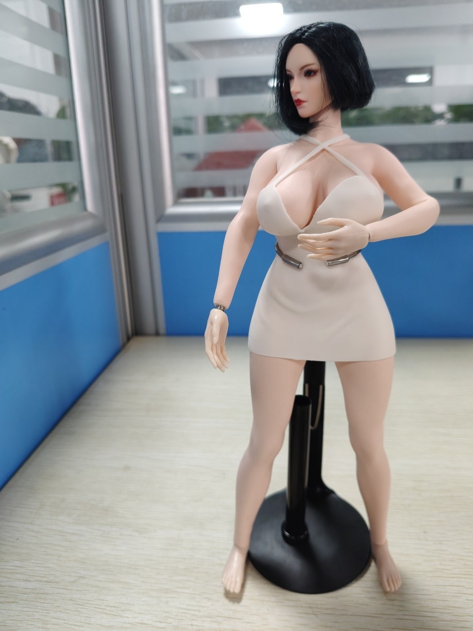 1/6 Female Large Bust Pale Seamless Body W/Anus Hole For 12&Prime; Action Figure Doll