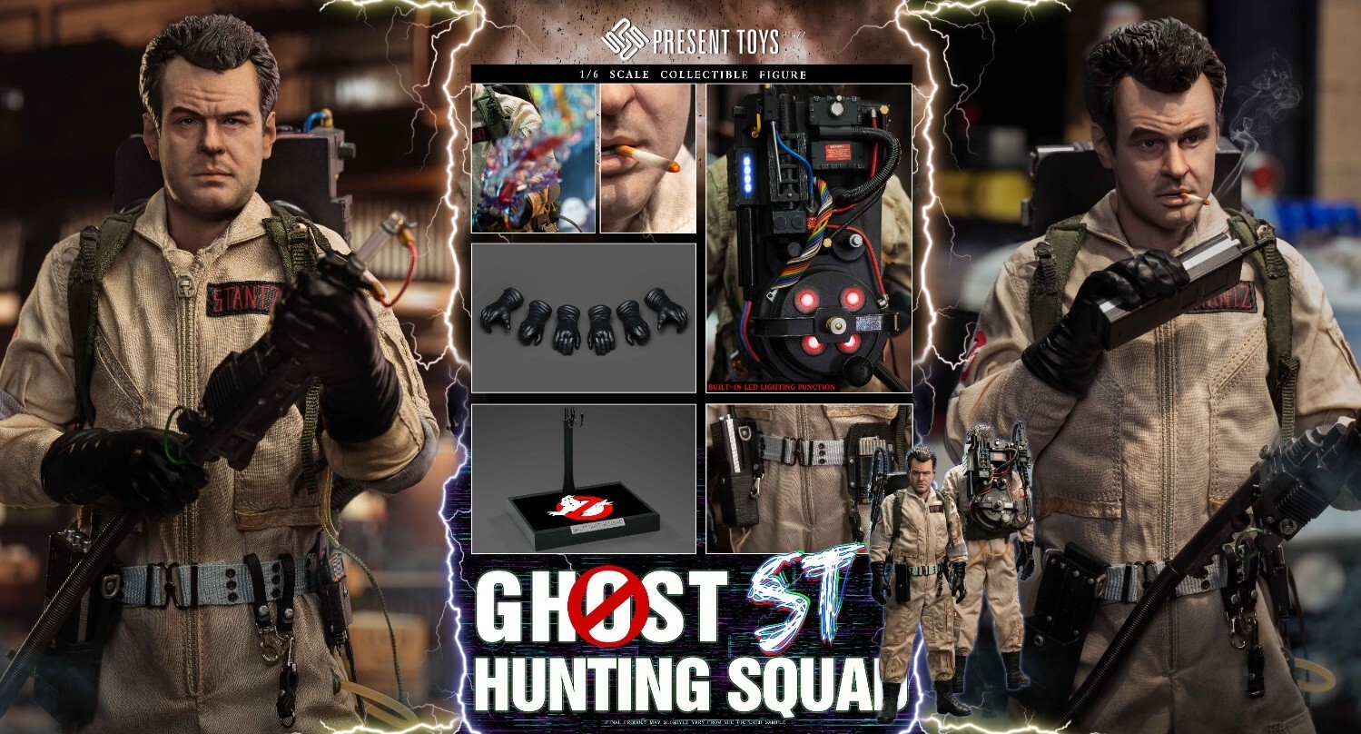 PRESENT TOYS PT-sp77 1/6 Ghost Hunting Squad ST Collectible Male Action Figure