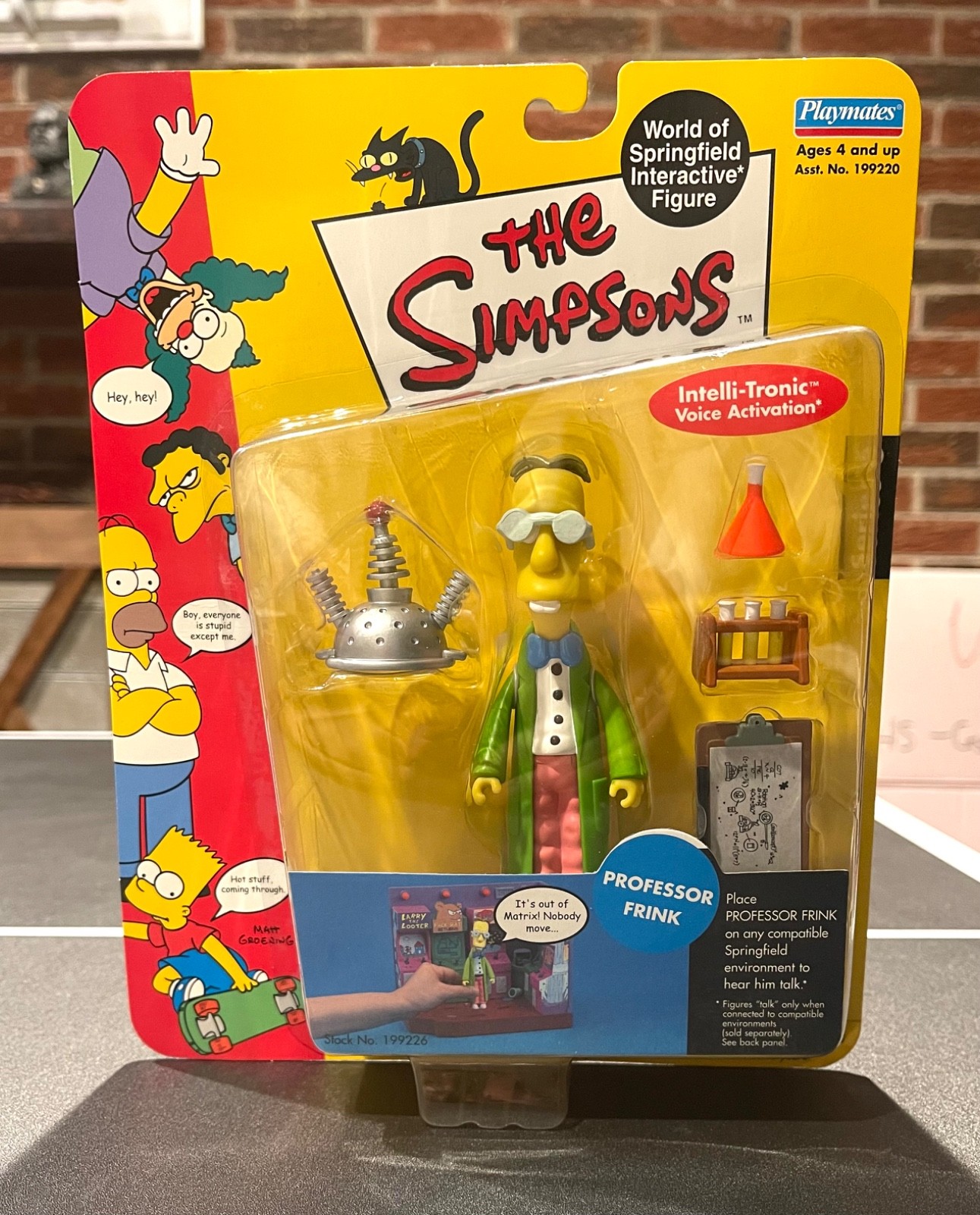 The Simpsons-PROFESSOR FRINK-World of Springfield Playmates WOS Series 6 Figure