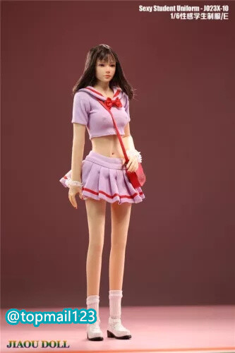 JIAOU DOLL 1:6 JO23X-10 Girl Student Uniform Clothes For 12&Prime;Female PH TBL Figure
