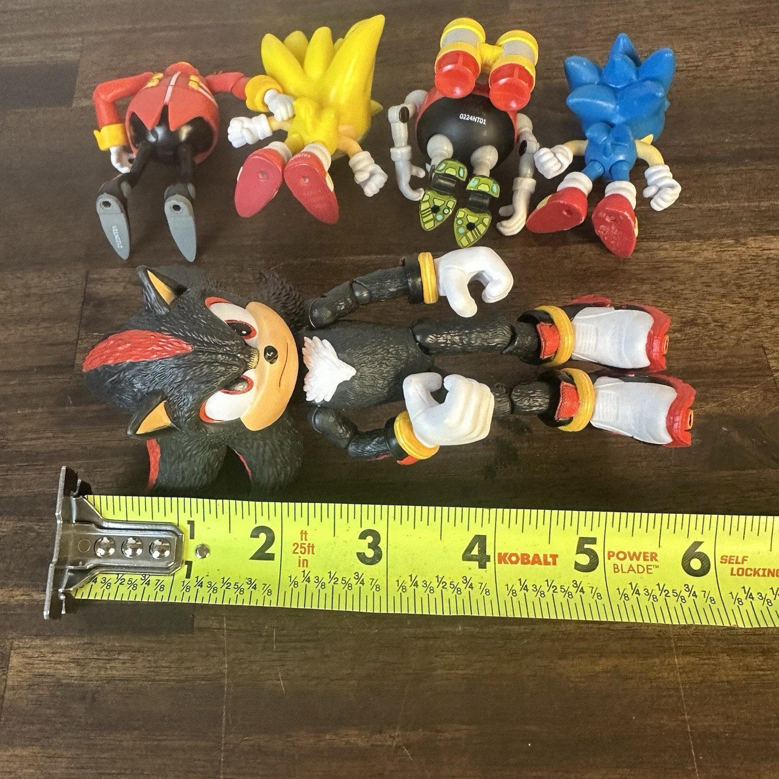 Sonic the Hedgehog 3 (2024) SHADOW 5&Prime; Figure & Mototcycle Mixed Lot 4867