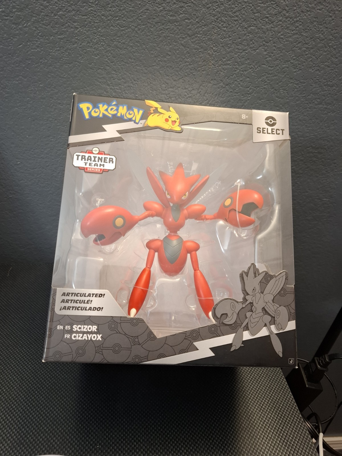 IN HAND Pokemon Scizor Action Figure – 6-Inch Super Articulated – New Sealed