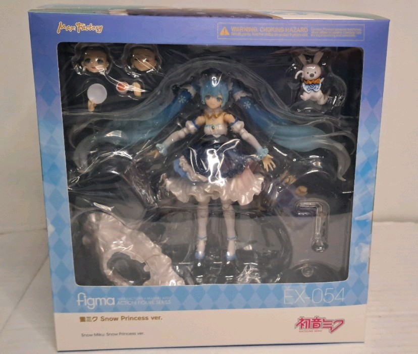 Max Factory figma EX-054 Snow Miku 2019 10th Anniversary Snow Princess:US Seller