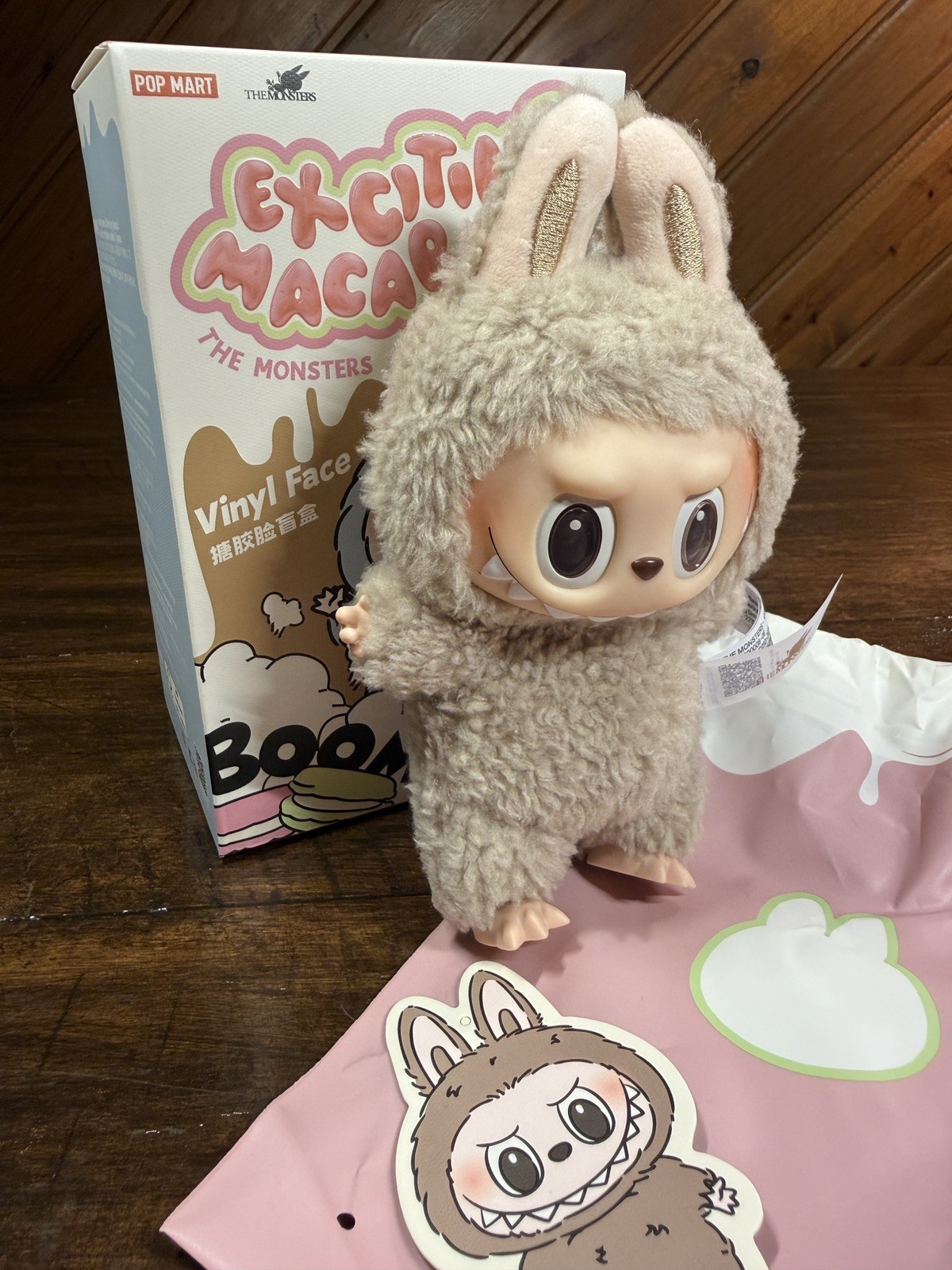 Authentic POP MART LABUBU – EXCITING MACARON – TOFFEE