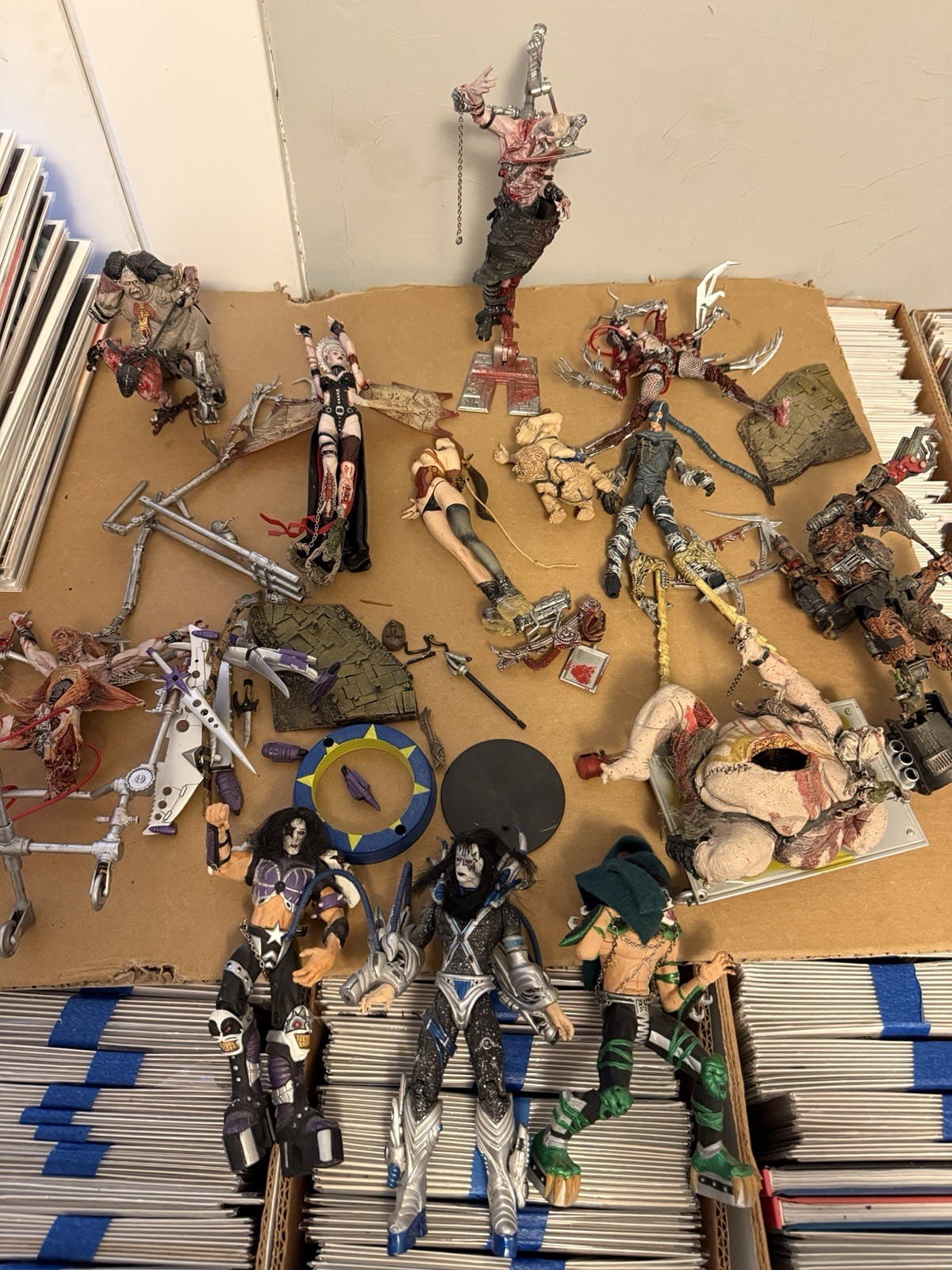 Mcfarlane Twisted Fairy Tales Tortured Souls KISS Psycho Circus Lot Loose