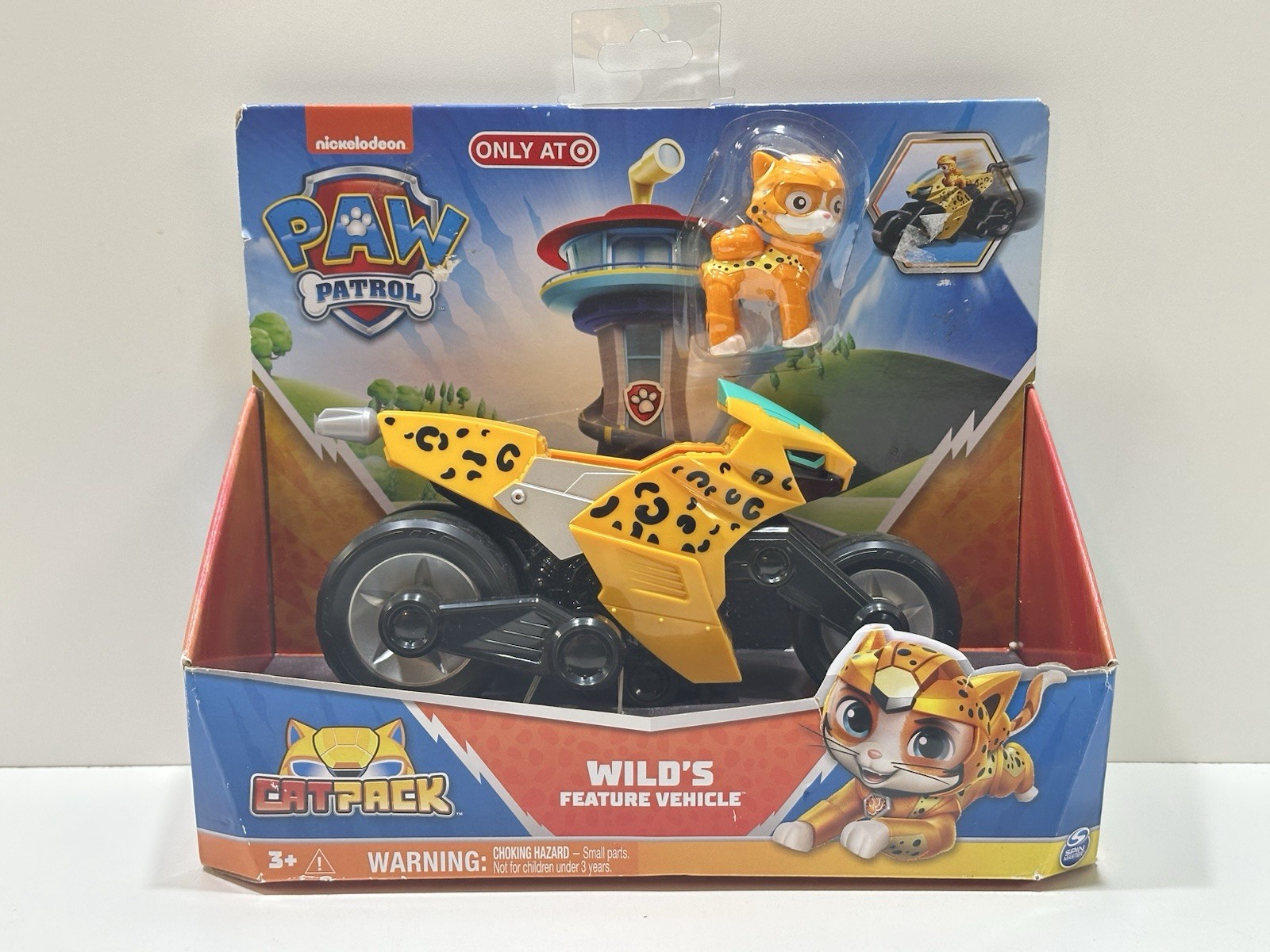 Paw Patrol Cat Pack Wild Cheetah Wild&rsquo;s Feature Vehicle &Figure Target Exclusive