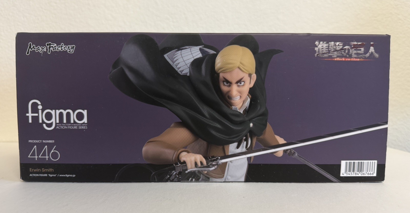 Official Figma 446 Erwin Smith Good Smile Company AoT Attack On Titan Sealed
