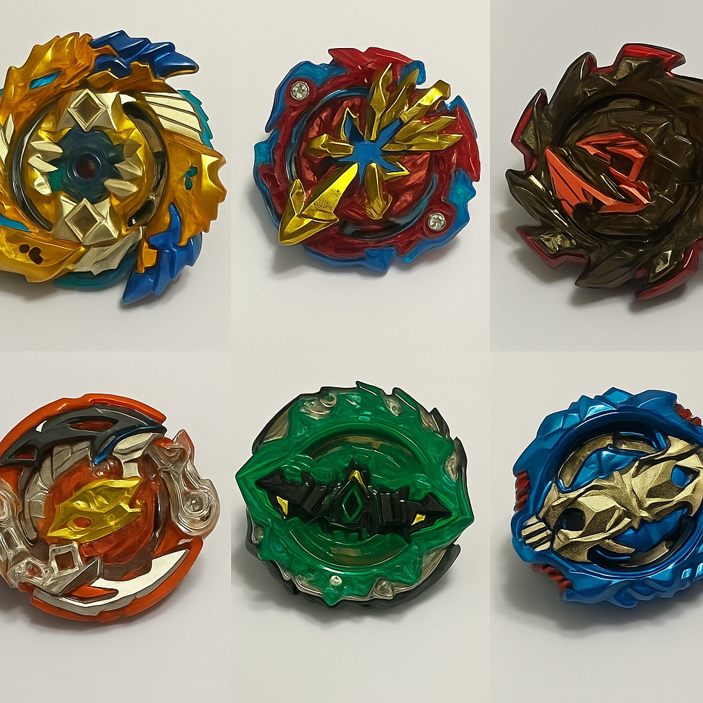 【Deluxe 12-Piece Bey Gyro Battle Set】12 Spinning Tops + Launchers + Storage Case