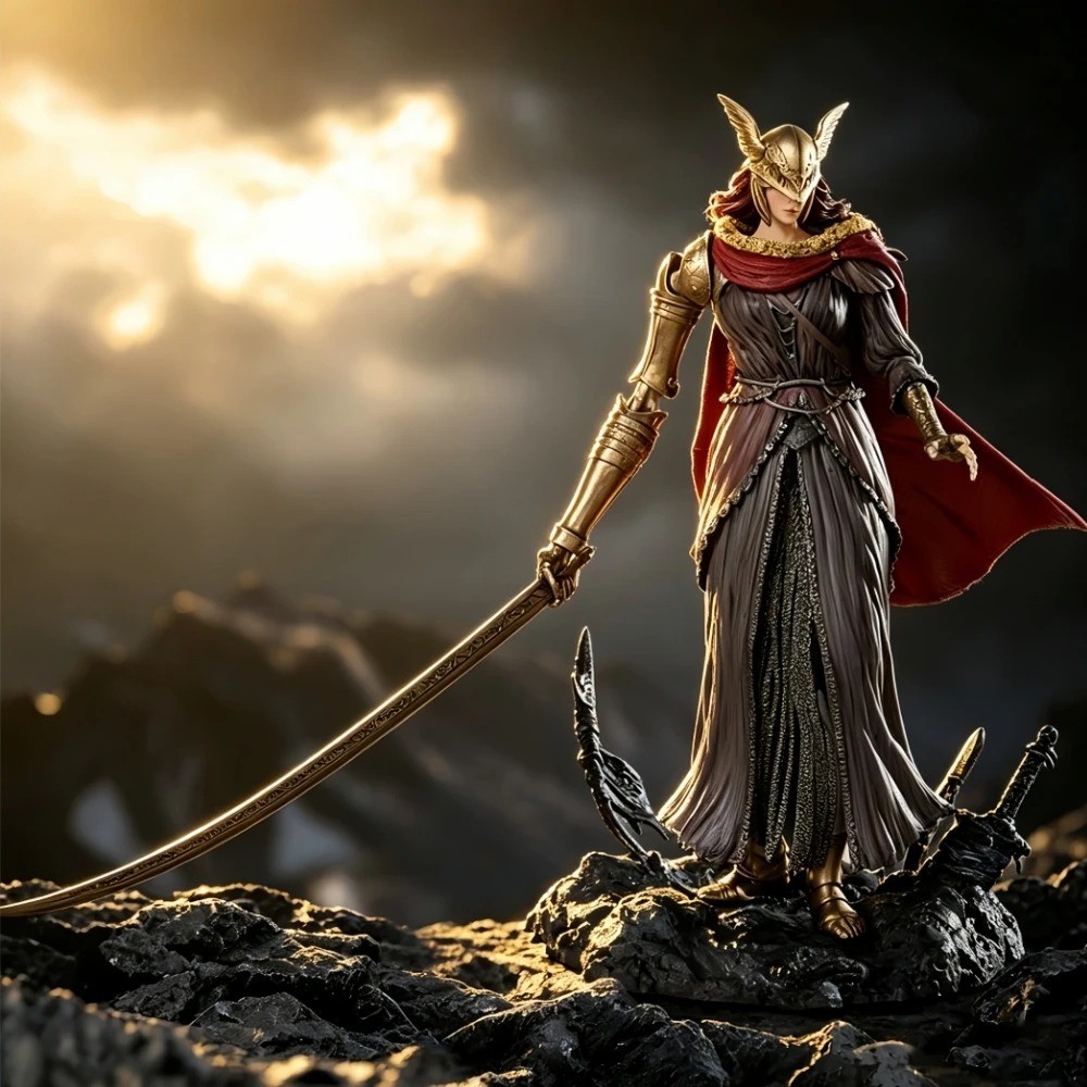 The Ring Malenia Blade of Miquella Valkyrie Premium Action Figure Statue