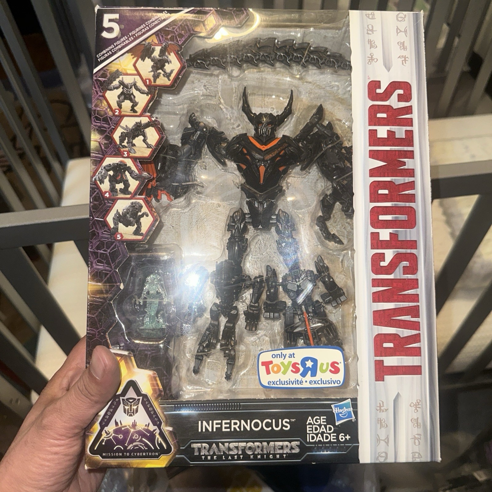 Transformers The Last Knight INFERNOCUS Toys R Us Exclusive Hasbro 2016 Figure