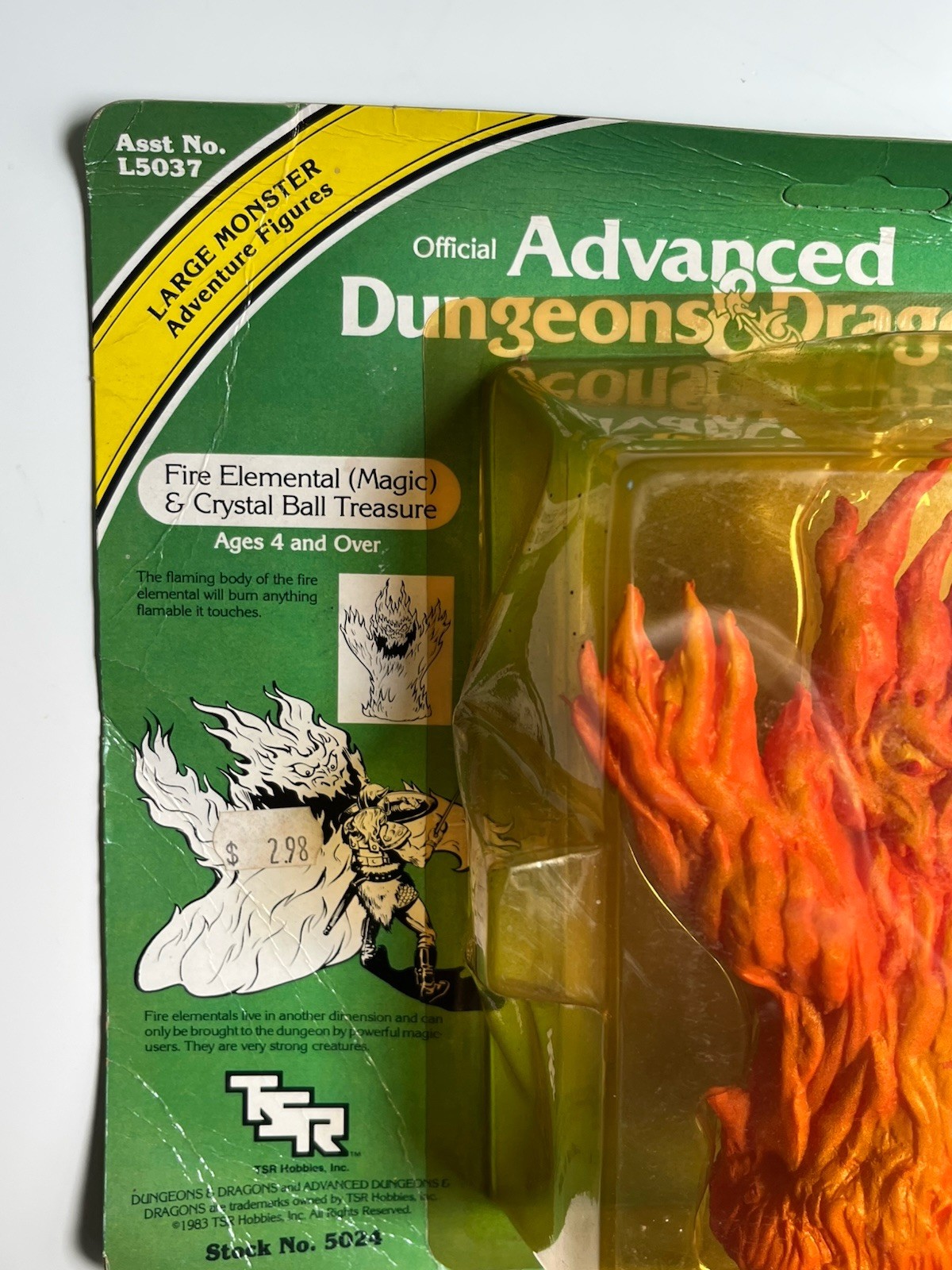 Advanced Dungeons And Dragons Fire Elemental Magic & Crystal Ball Treasure 1983