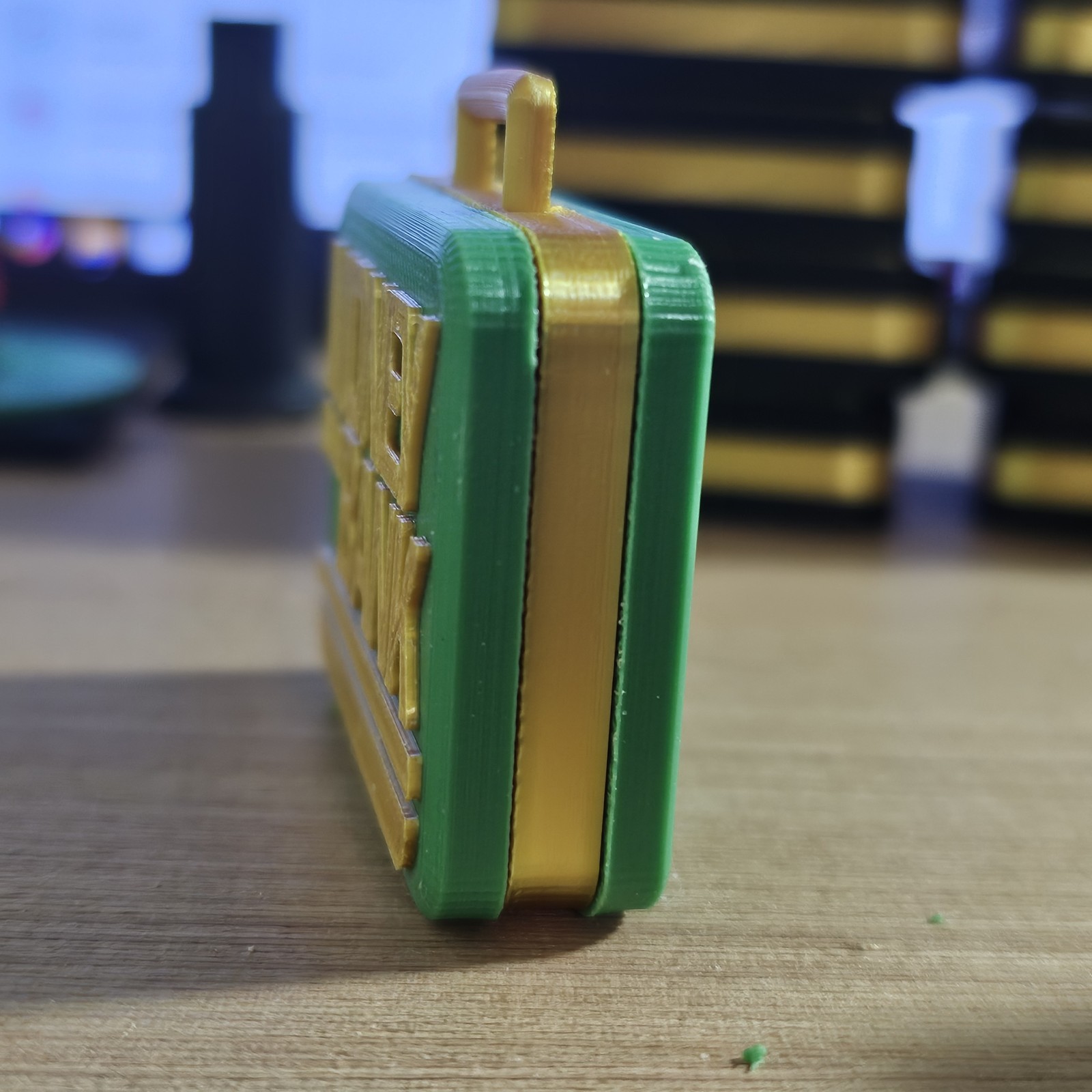 WWE Mattel 3D Printed Green/Gold Money In The Bank Briefcase 2025 Accessory V2
