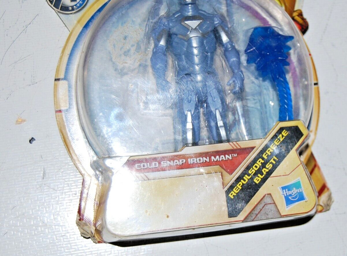 MARVEL IRON MAN 3 COLD SNAP REPULSOR FREEZE BLAST 3.75&Prime; FIGURE Sealed