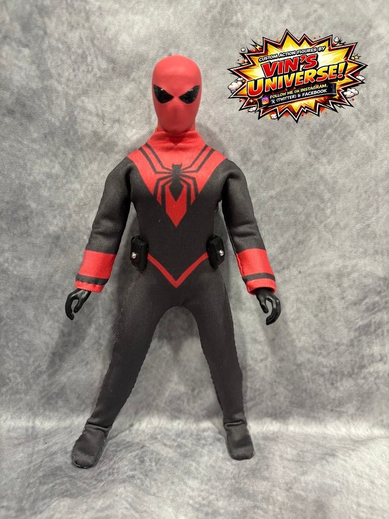 Custom 8&Prime; Mego Scale SpiderMan Assassin Peter Parker Action Figure & NO Box