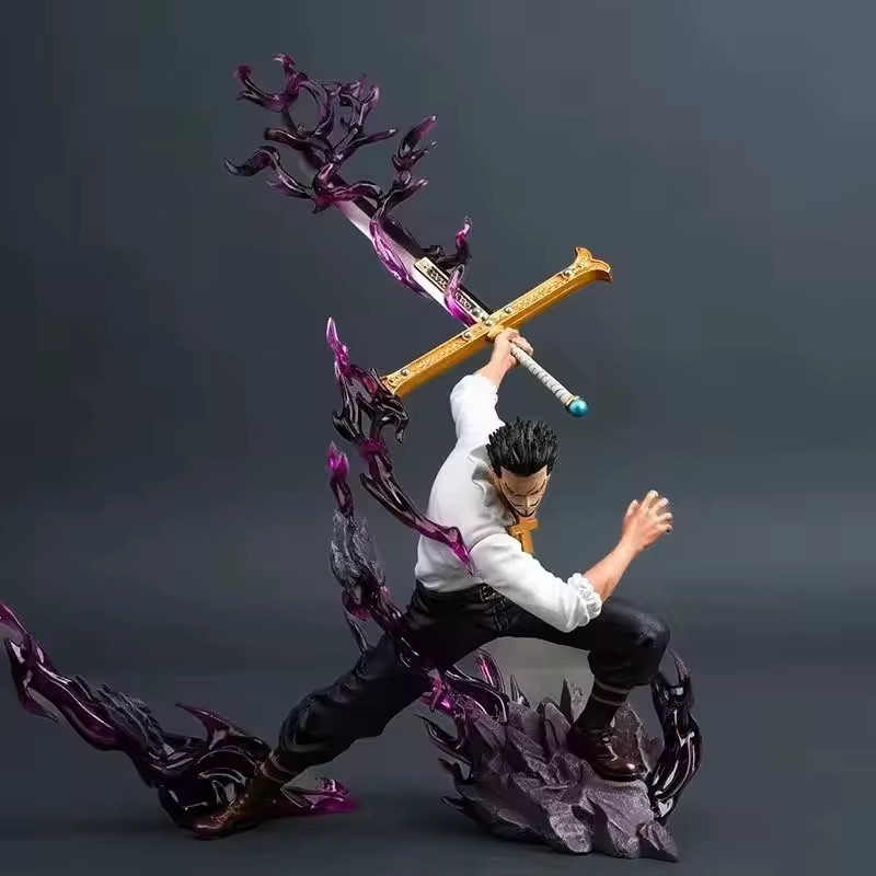 30cm Dracule Mihawk Figure – One Piece PVC Collectible Model Toy for