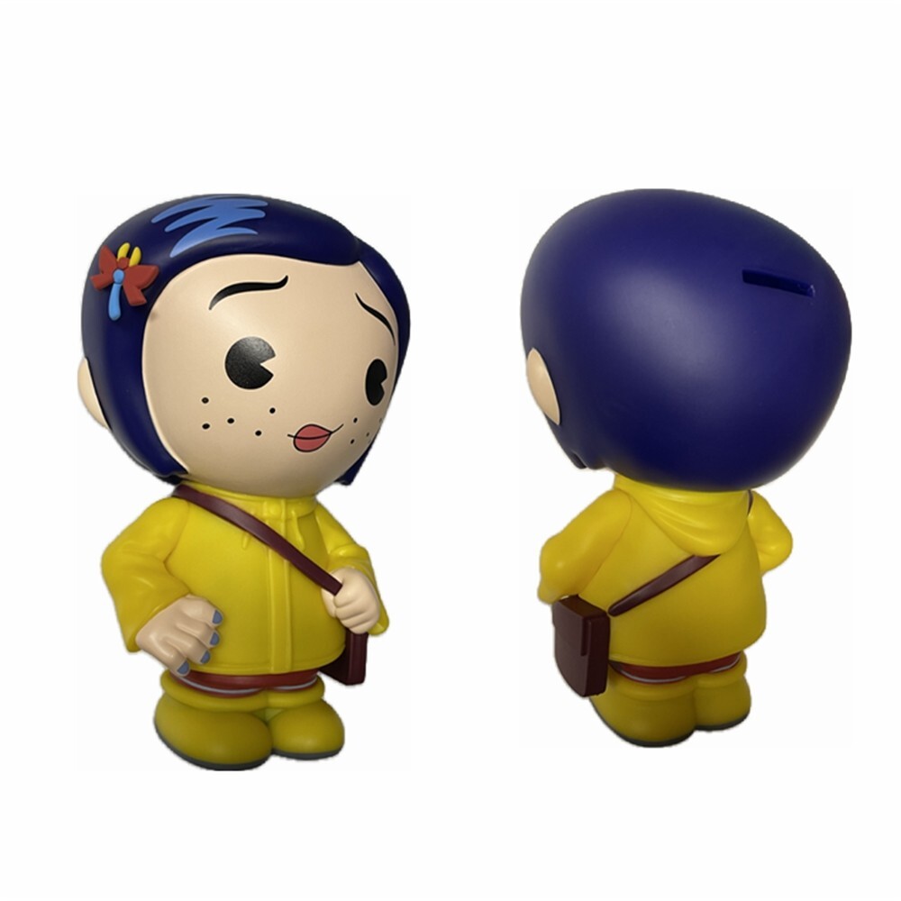 Coraline Figural Coin Bank 8 Inch PVC