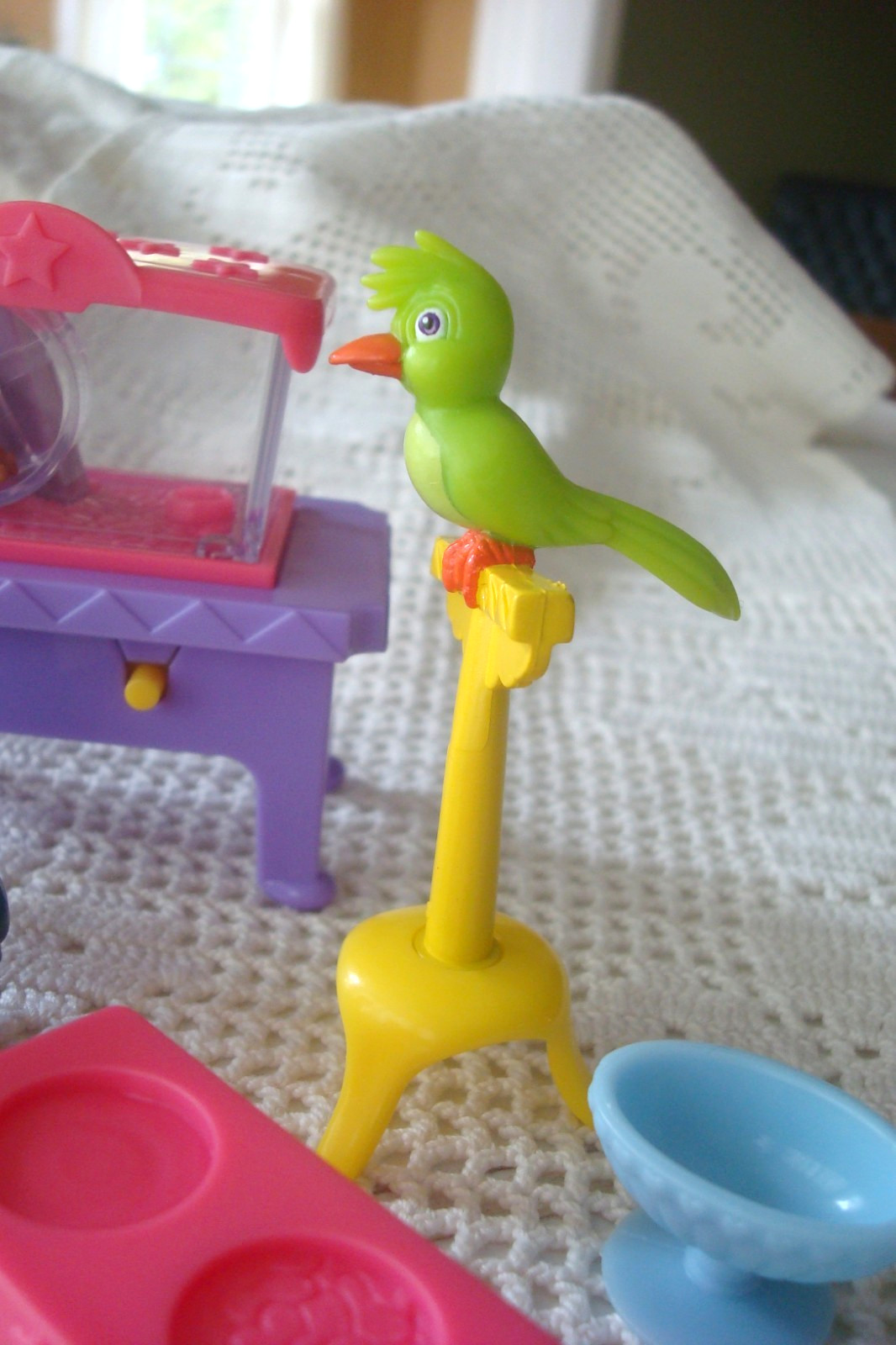 6 PC Lot Dora The Explorer Talking House Pet Room Set Dog Bird Hamster VHTF wow