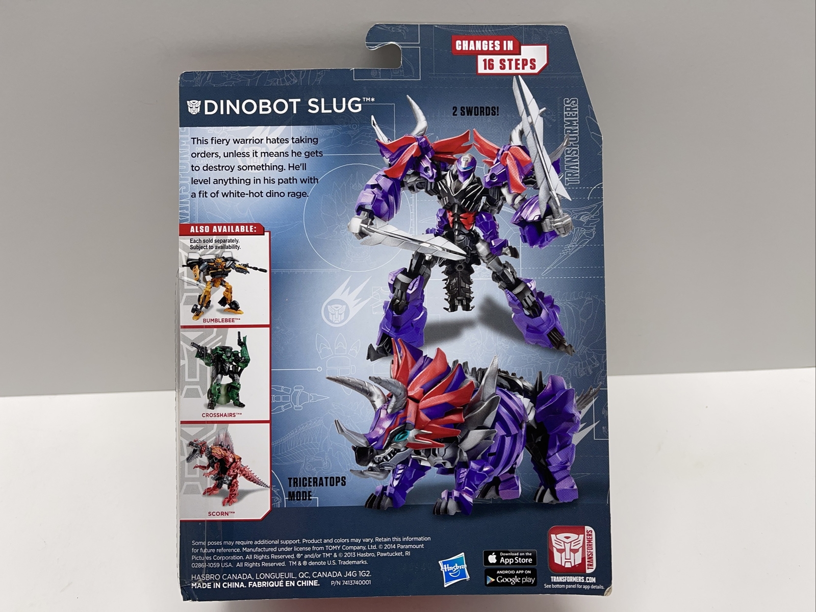 Transformers Age of Extinction AOE – DINOBOT SLUG – Deluxe Figure M4: #003 – NEW