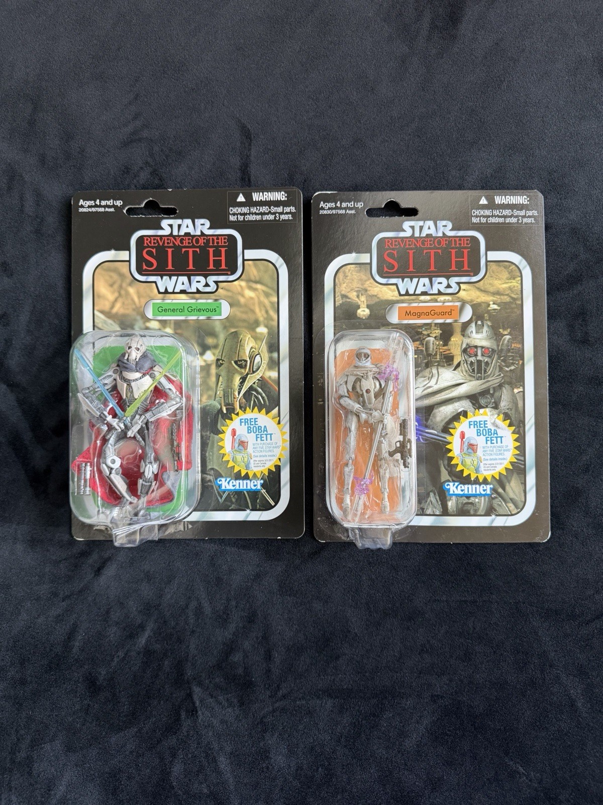 Hasbro Star Wars TVC General Grievous & Magnaguard In Star Case New Sealed