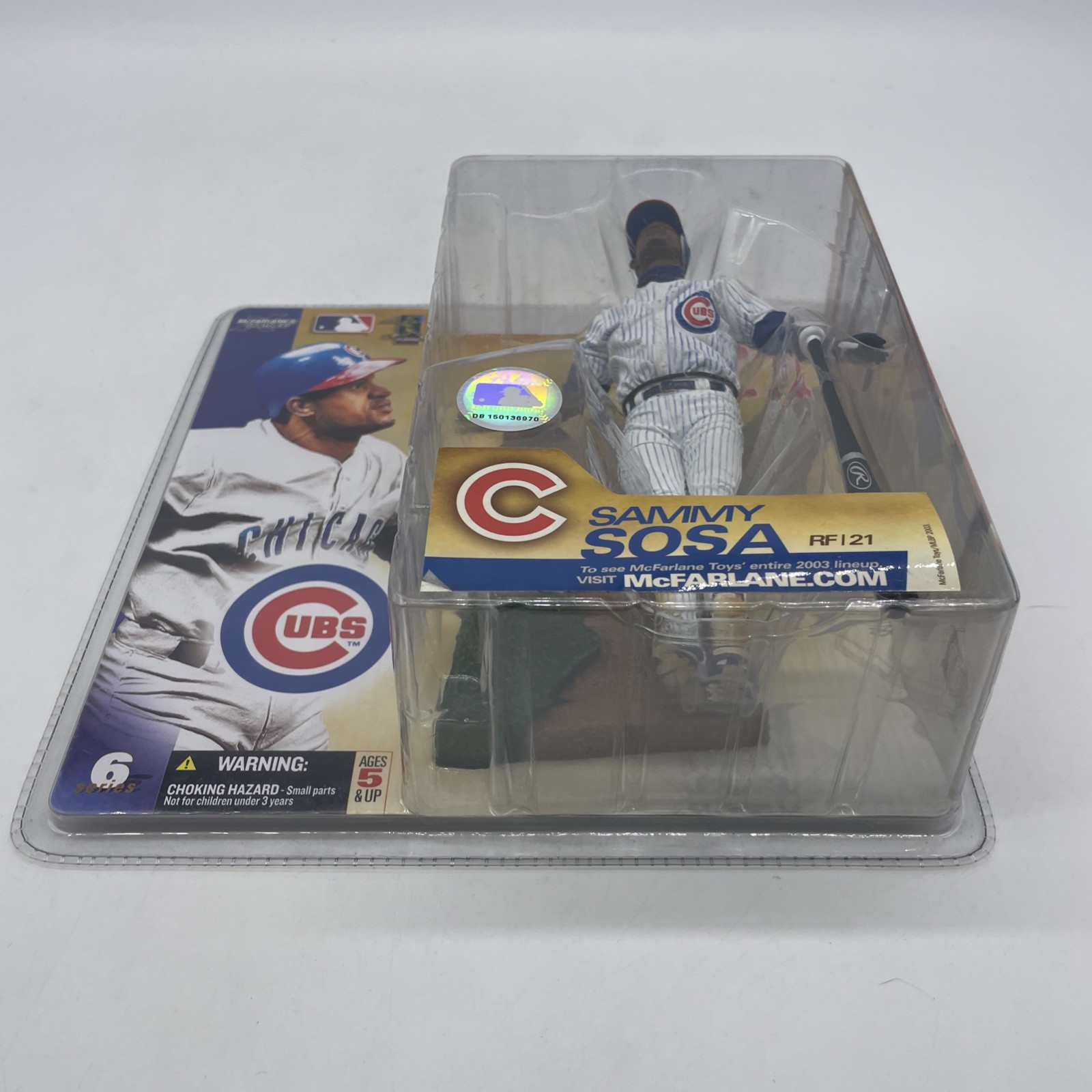 McFarlane&rsquo;s MLB Chicago Cubs Action Figure Sammy Sosa Pinstripes Variant Sealed!