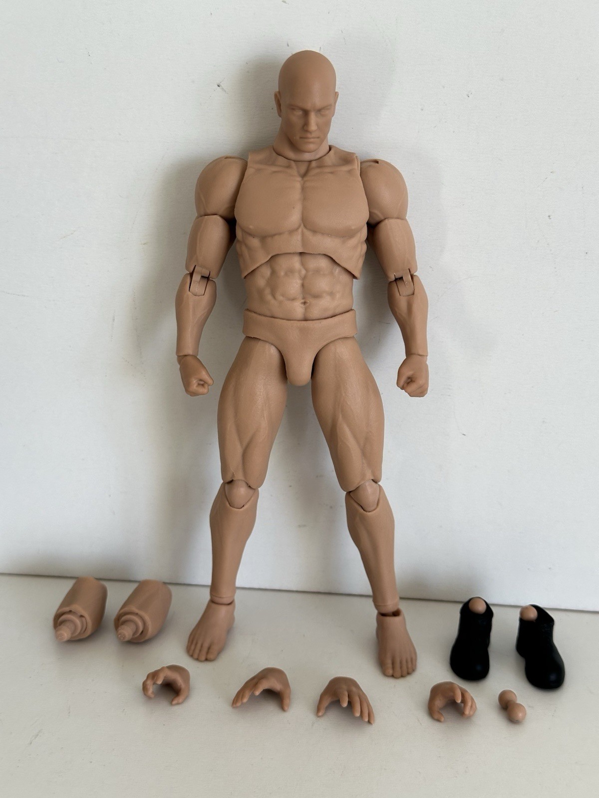 BMS X VToys Studio Figure Body Zero White 1/12 Scale 6” for Custom Mezco & Mafex