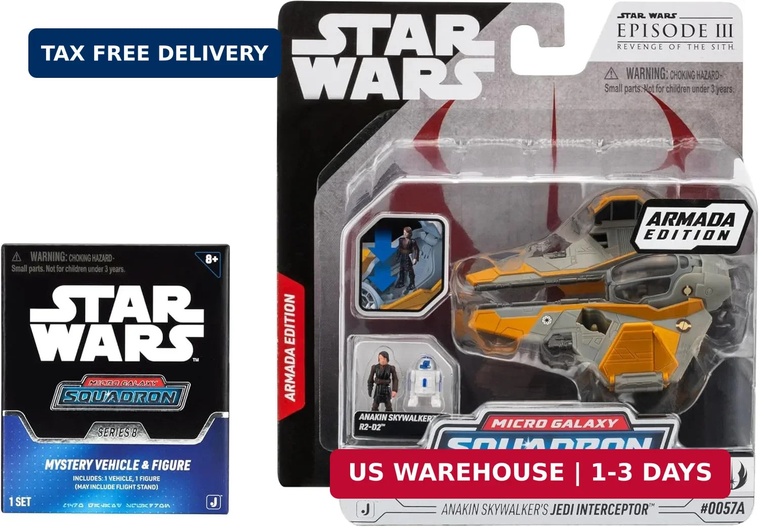 Star Wars Micro Galaxy Squadron Anakin&rsquo;s Jedi Interceptor (Armada Edition) Myste
