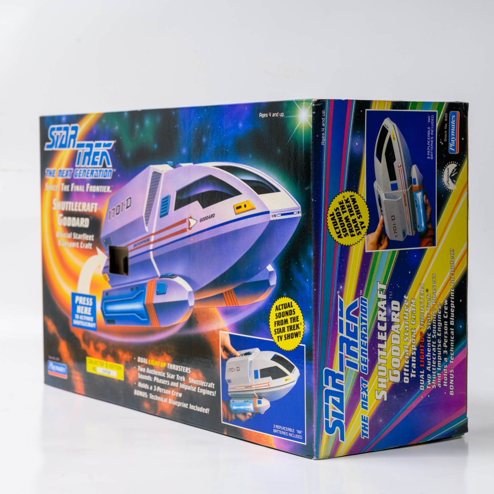 Star Trek The Next Generation Shuttlecraft Goddard 1992 Playmates No. 6101 NIB