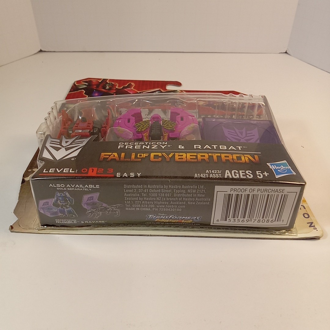 Transformers Generations Fall of Cybertron Frenzy and Ratbat Action Figure NIP