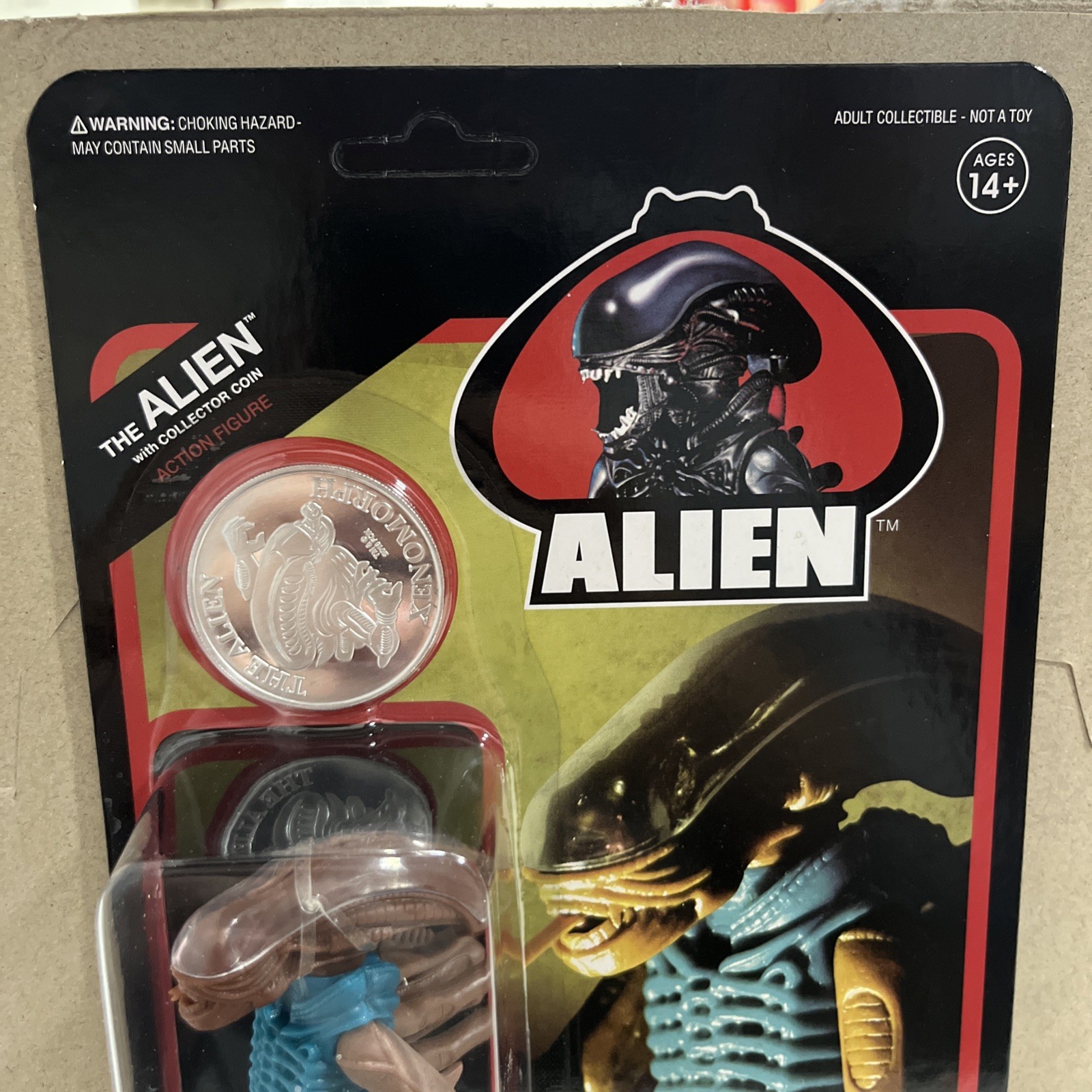 2018 Super 7 Alien ReAction SDCC The Alien (With Coin) « Hammerhead »