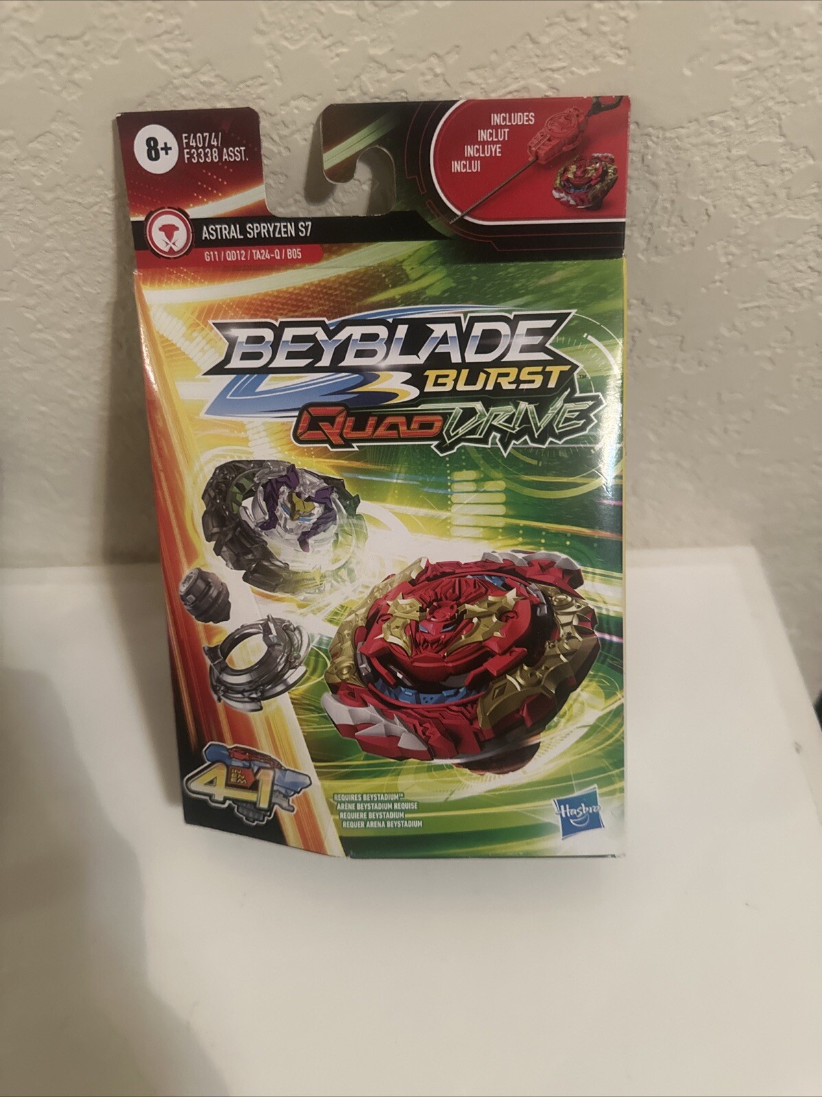Beyblade Burst Quaddrive Astral Spryzen S7 New In Original Packaging
