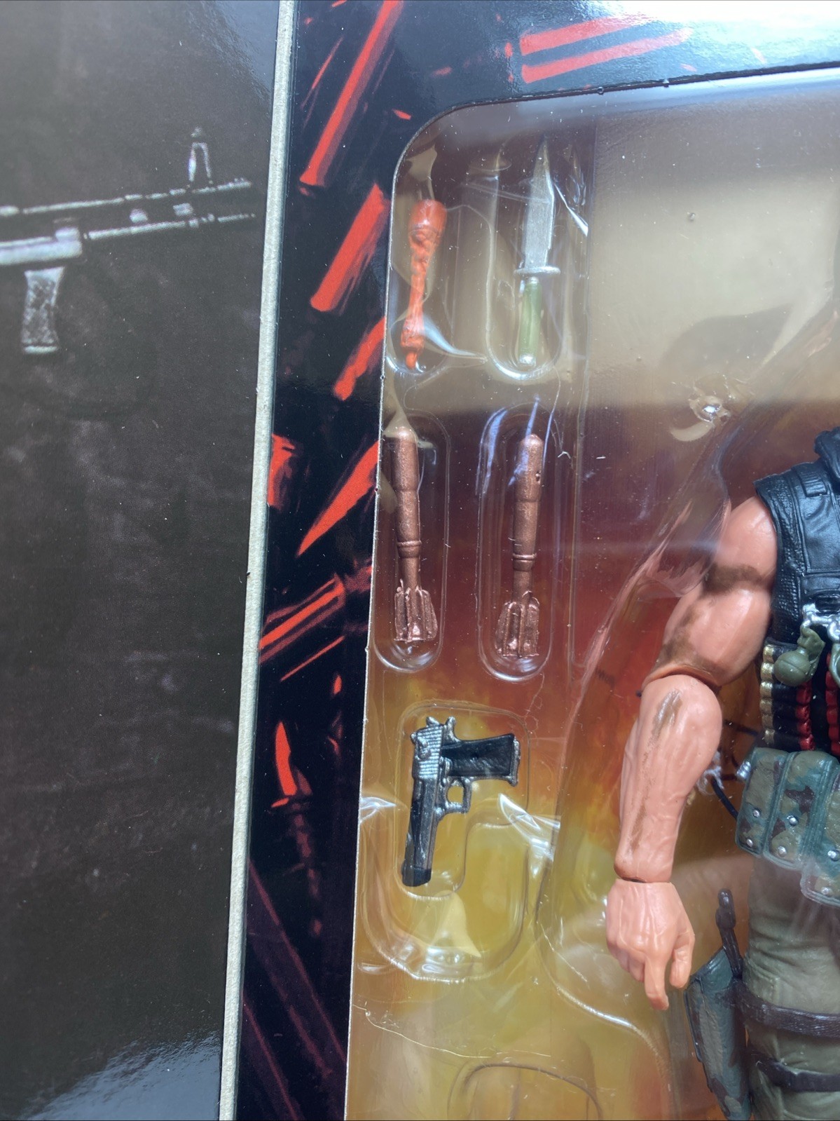 Neca Arnold Schwarzenegger Commando Matrix Ultimate Action Figure 7” 30th Ann