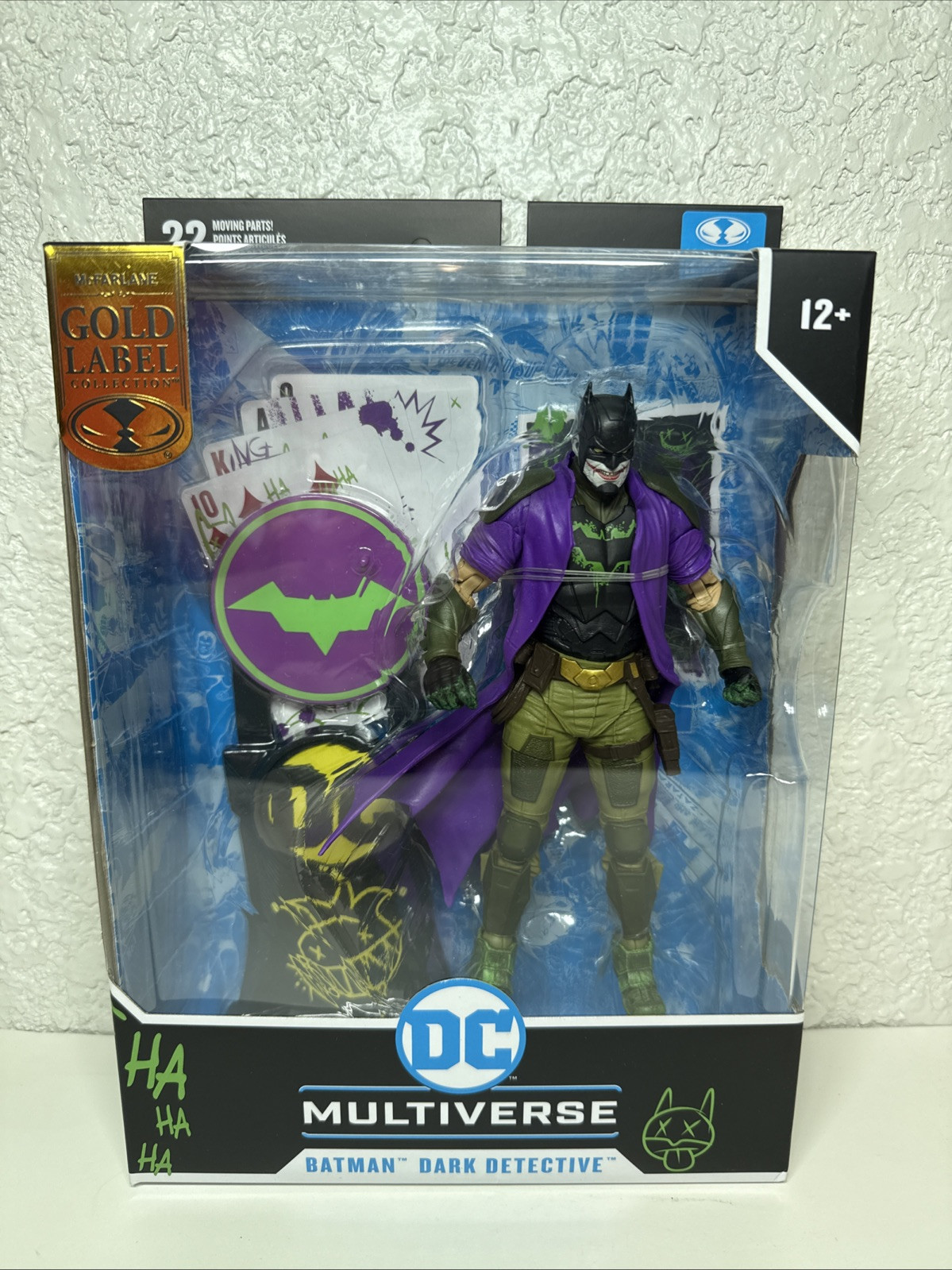 McFarlane Toys 7&Prime; Batman Dark Detective Gold Label Action Figure (Jokerized)…