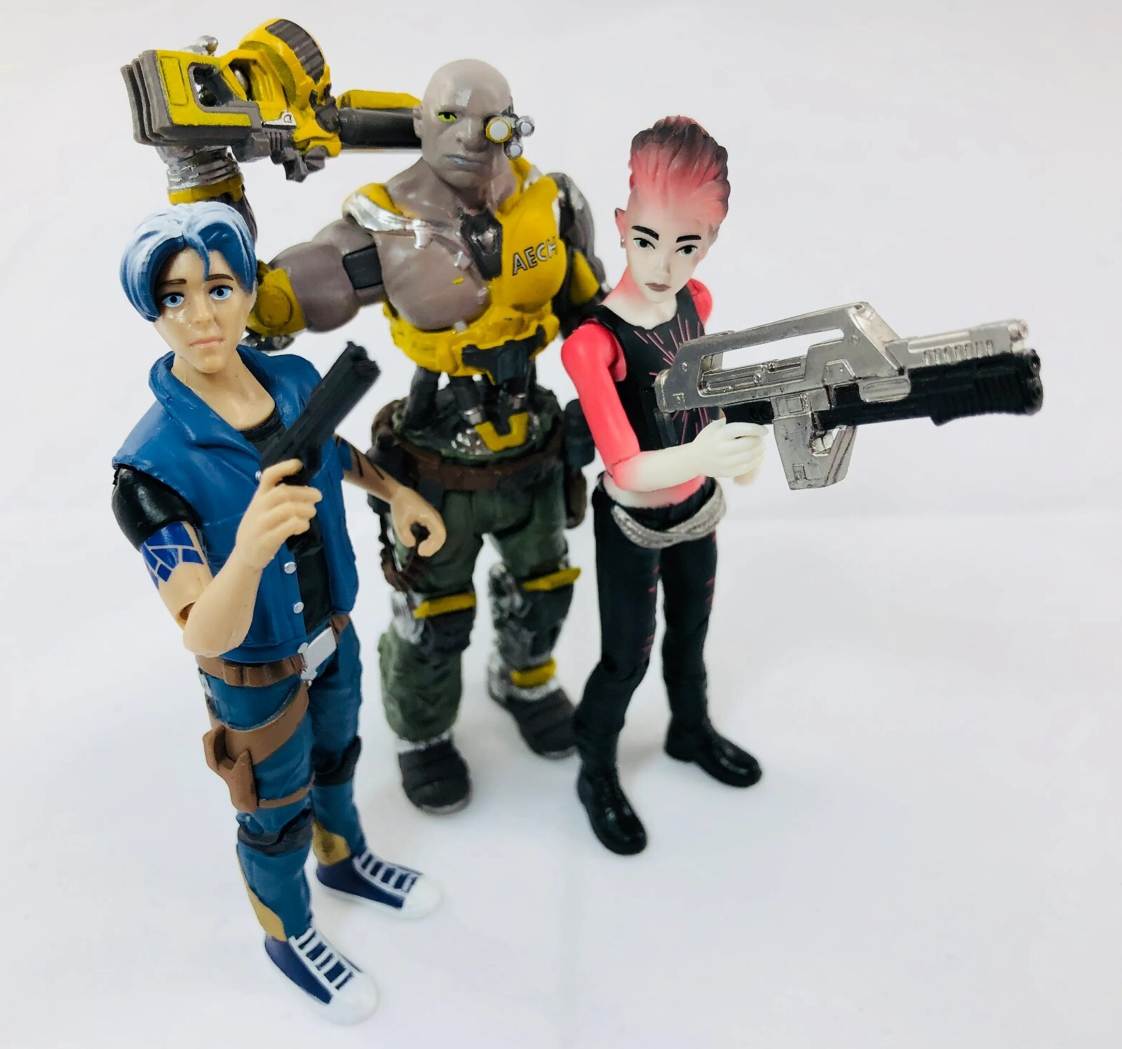 READY PLAYER ONE lot 4 ACTION FIGURE SET video game iron giant 4-Pack VR virtual