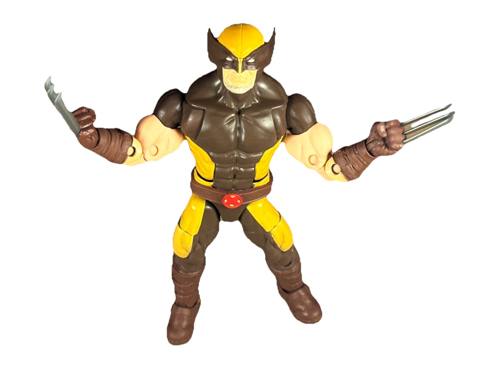 X-Men Hasbro Wolverine Brown Suit House of X Marvel Legends Figure COMPLETE !!!