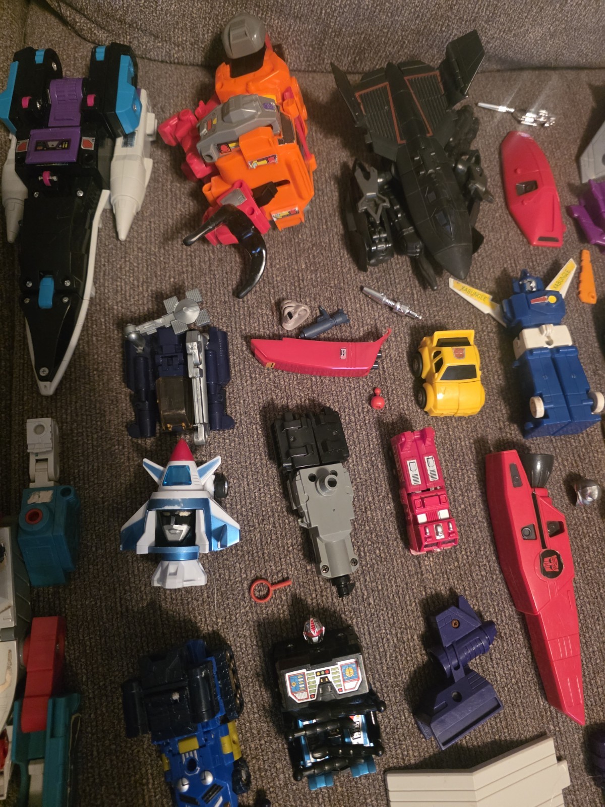 Vintage Transformers Lot Pieces And Weapons None Are Complete NO RETURNS