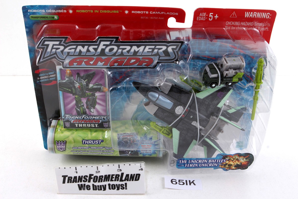 Transformers Armada Super-Cons Thrust Inferno Sealed MISB MOSC