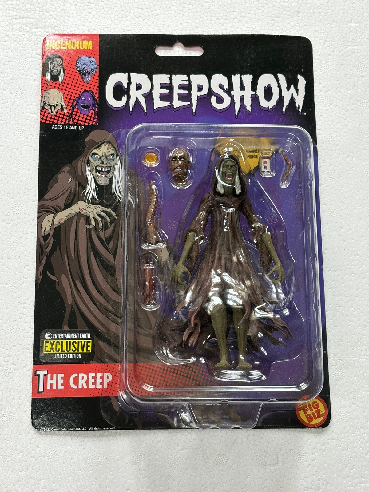 Incendium Creepshow The Creep 5” Action Figure Entertainment Earth NEW SEALED