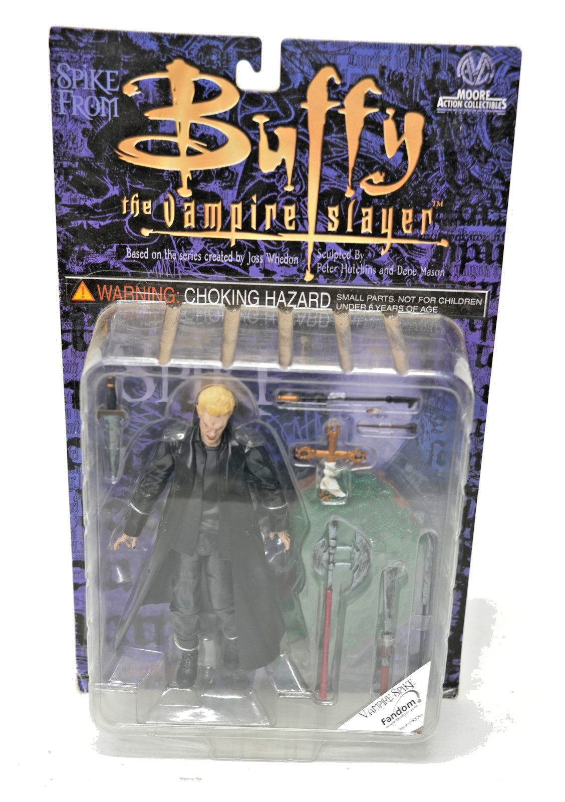 New Sealed Moore Buffy The Vampire Slayer VAMPIRE SPIKE 2000 Fandom Exclusive