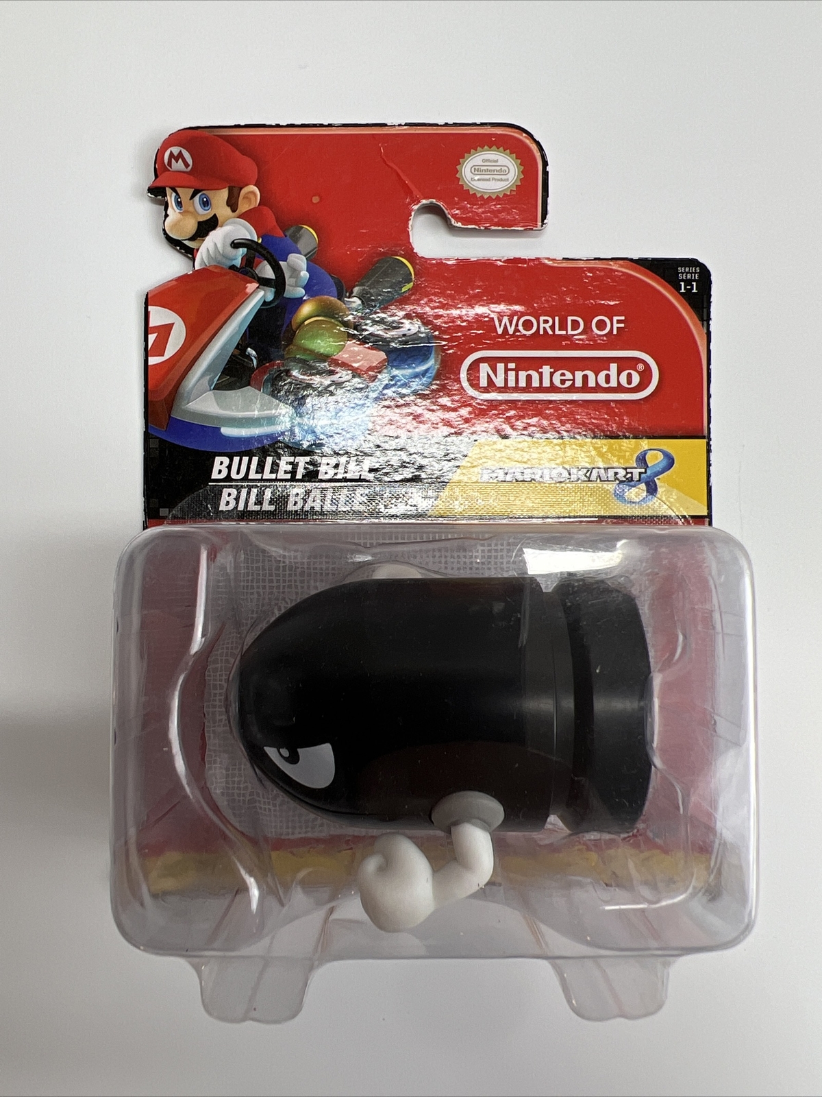 World of Nintendo Mariokart Bullet Bill 2.5” Figure Series 1-1 Jakks Pacific New