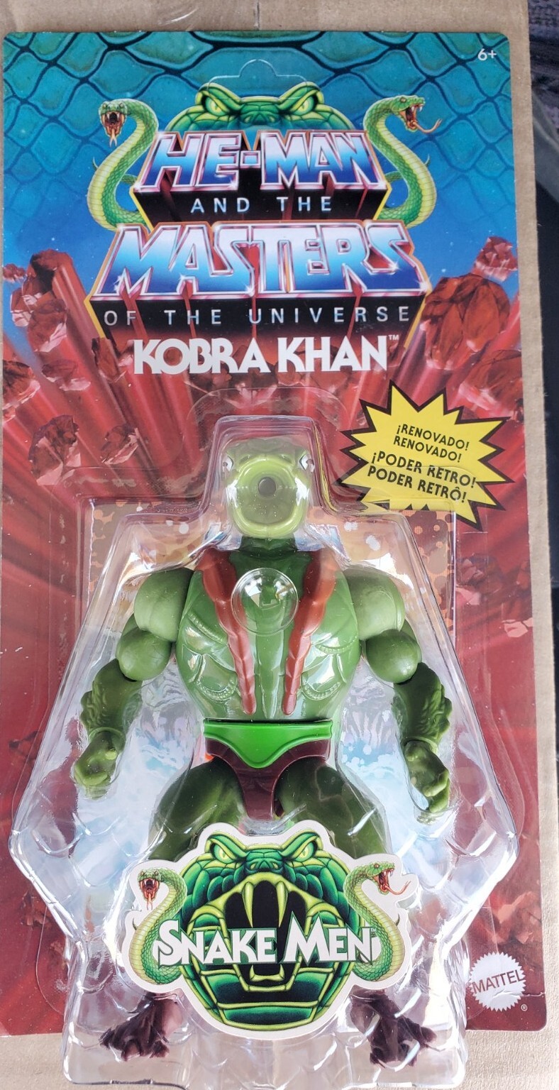 MOT Origins kobra khan Mexican/Spanish/Portuguese variant card He Man rare