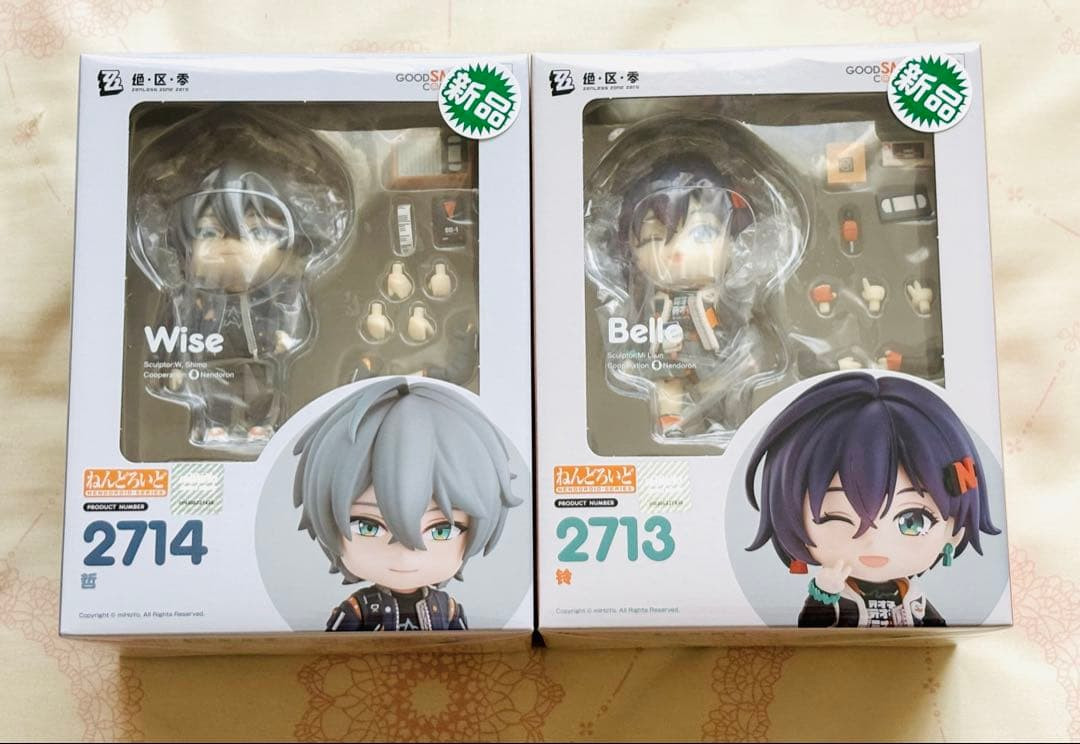 Zenless Zone Zero Nendoroid 2713 Belle 2714 Wise set of 2 Good Smile Company New