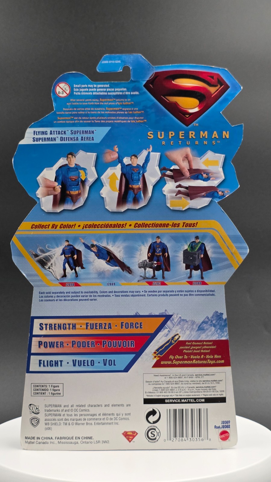 🔥BRANDON ROUTH SIGNED Superman Returns Flying Attack Figure JSA Witnessed🔥