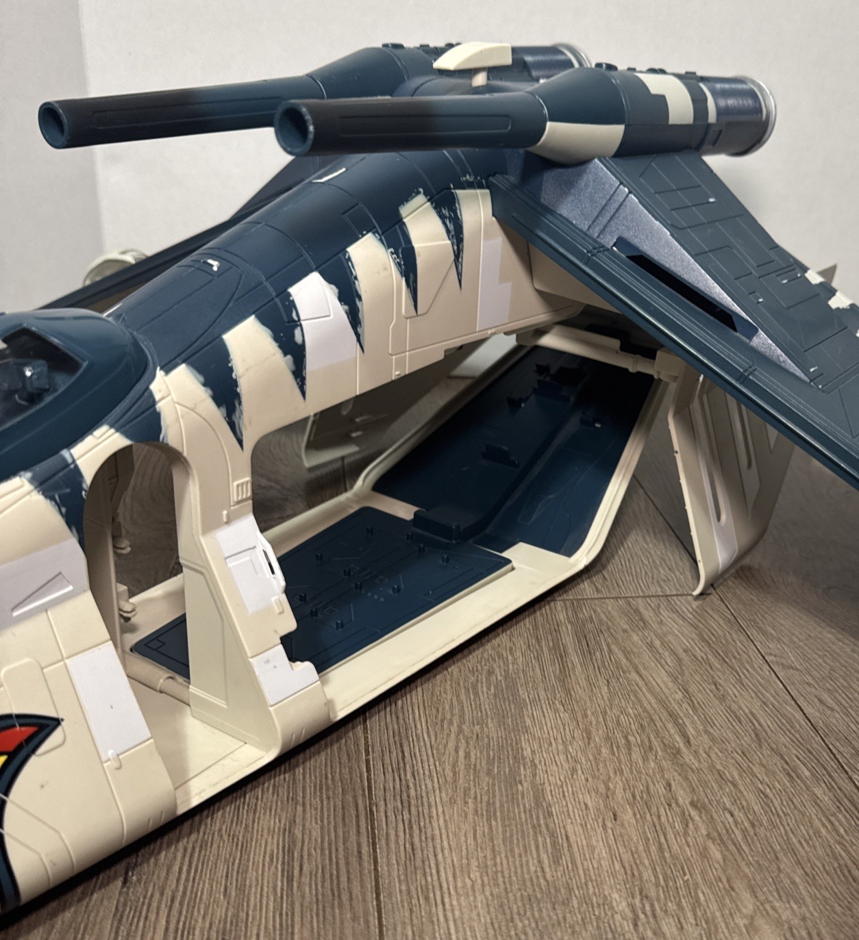 Star Wars Clone Wars Republic Gunship Tiger Shark Saga Vintage Collection