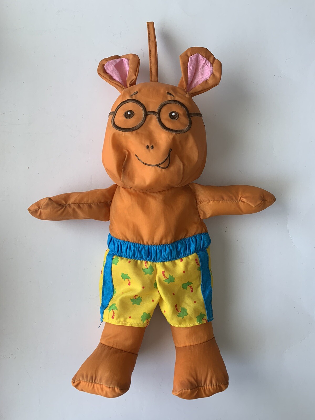 Playskool Hasbro 1997 ARTHUR Plush Stuffed Animal 12” VINTAGE Lightweight