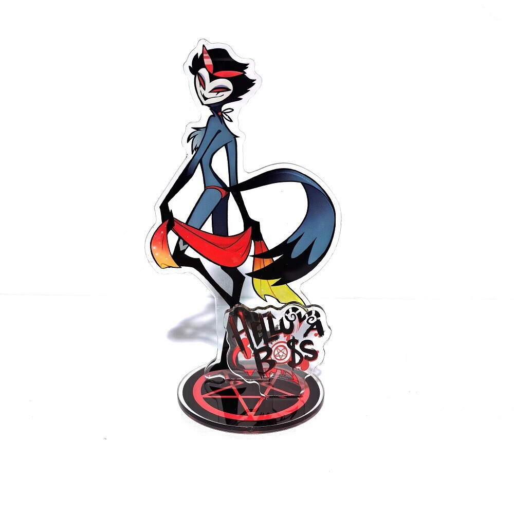 15CM Blitzo Stolas Helluva Boss Character Acrylic Stand Figure Collection