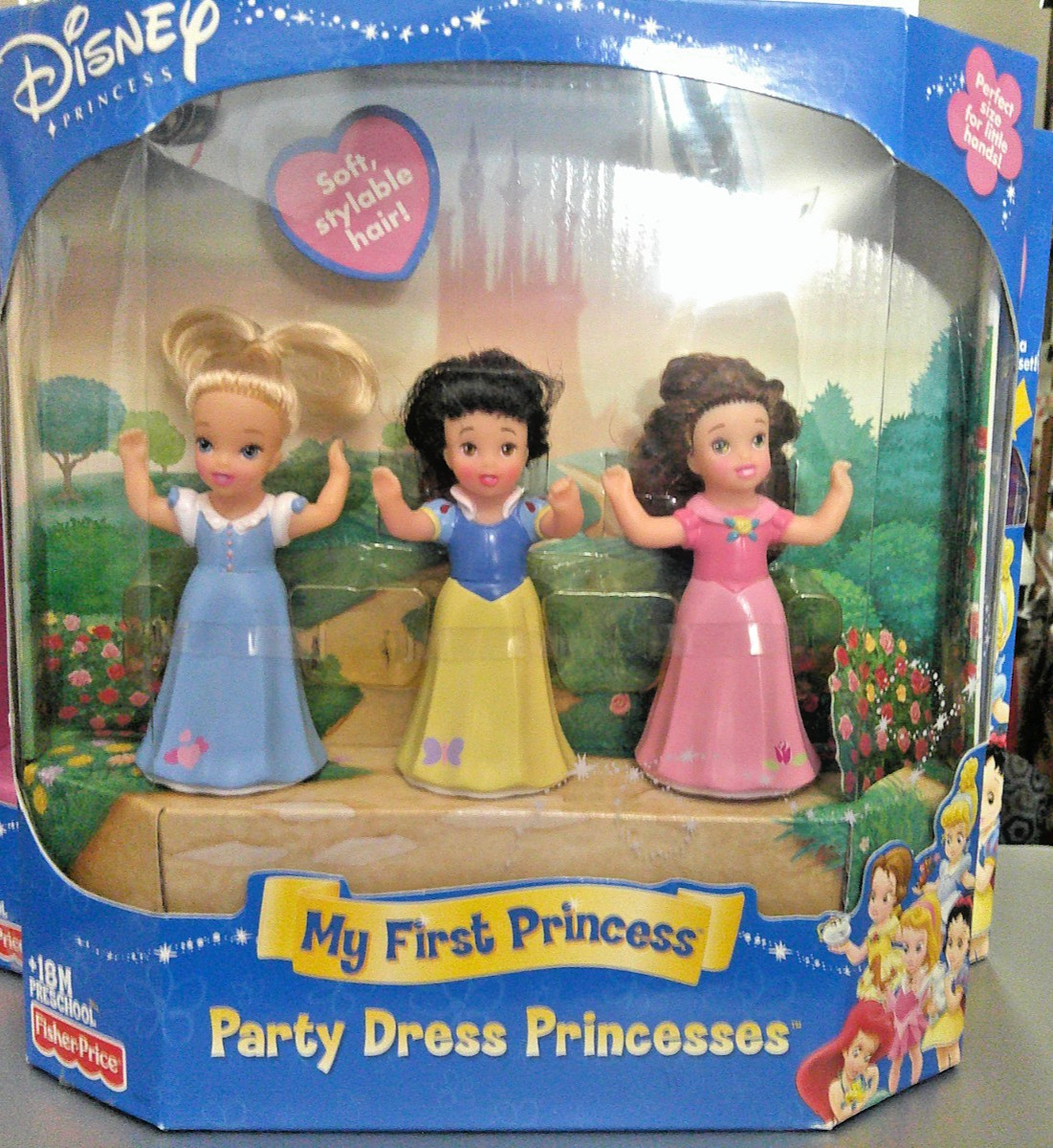 DISNEY MY FIRST PRINCESS PARTY DRESS PRINCESSES CINDERELLA SNOW WHITE BELLE 4&Prime;