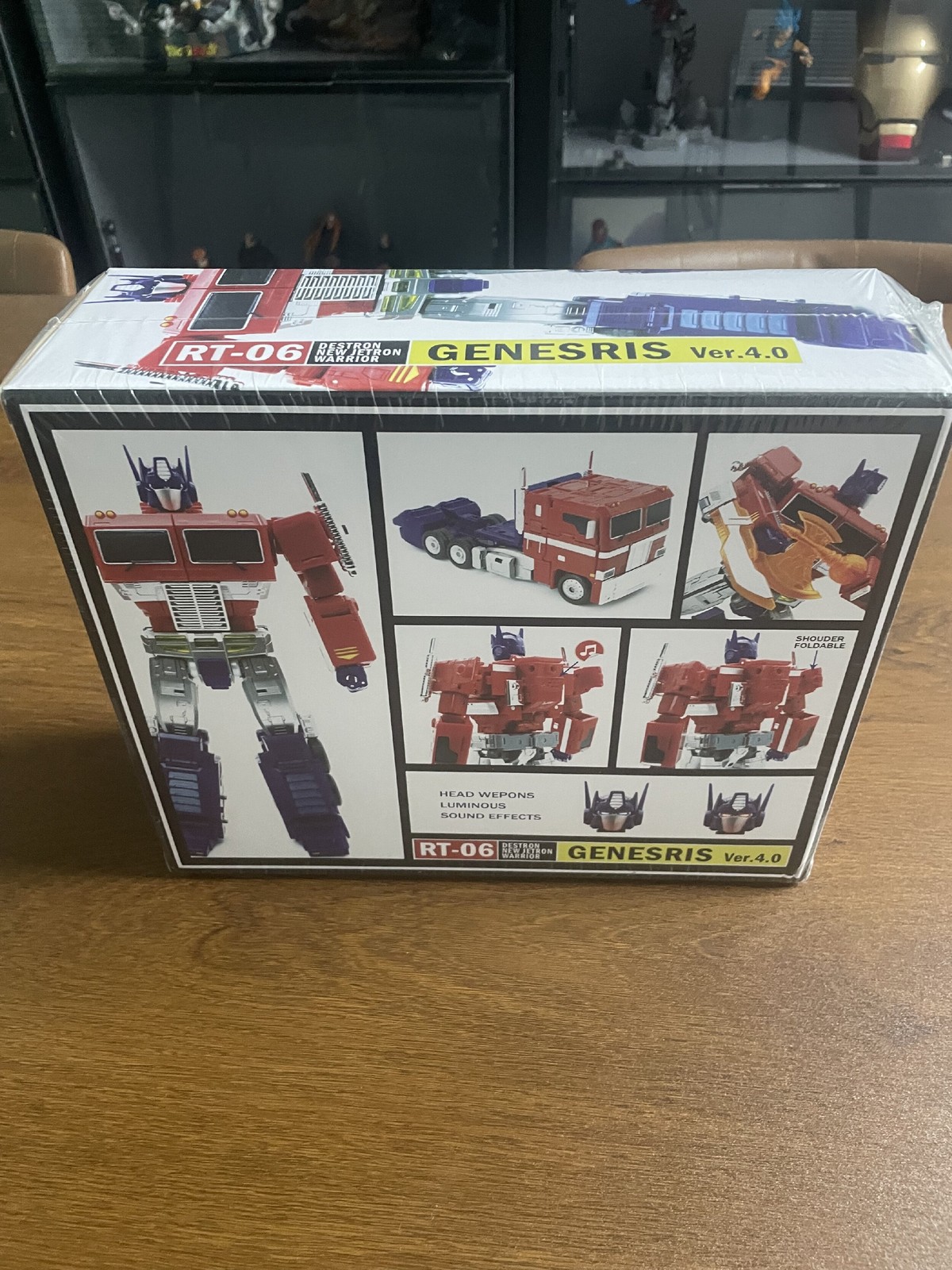 In Stock Transforms Toy RT-06 RT06 Optimus GENESRIS Ver.4.0 MP scale model toys