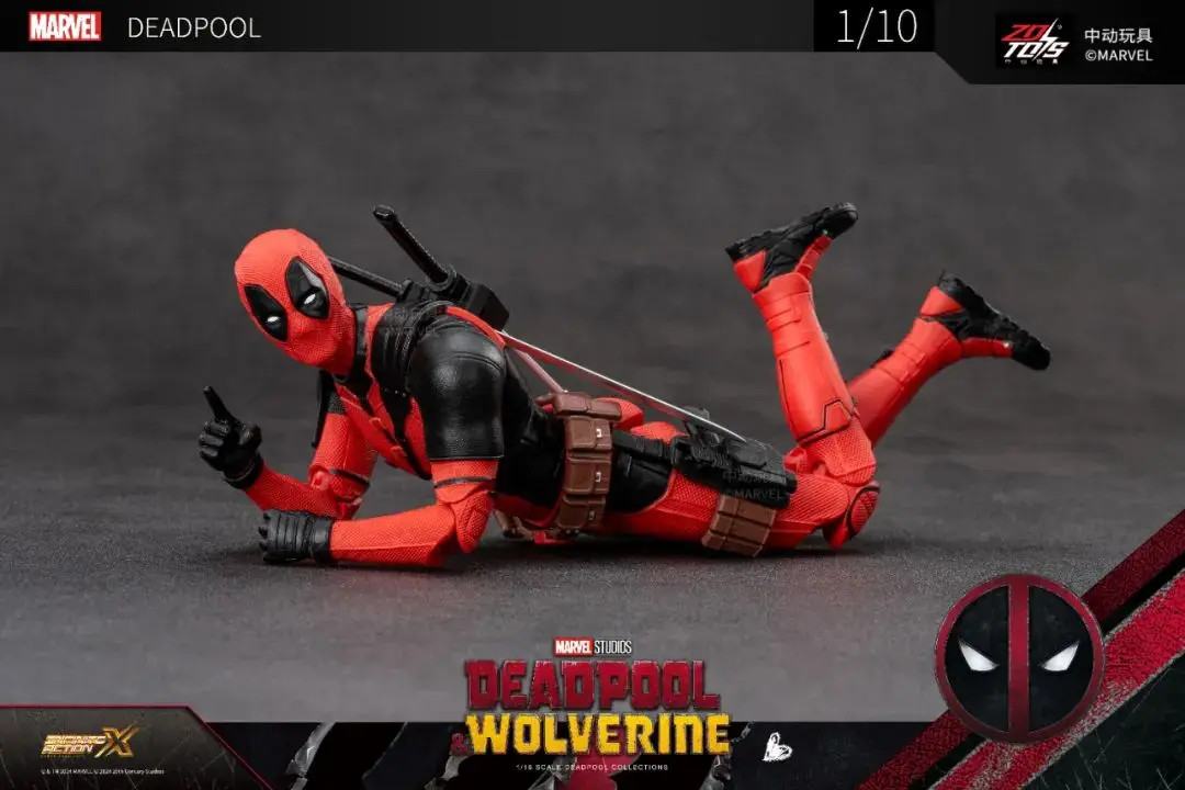 Deadpool & Wolverine Action Figure ZD Toys 1/10 Thor X-Men Movie Gift 7&Prime;